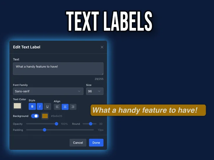 Text Labels